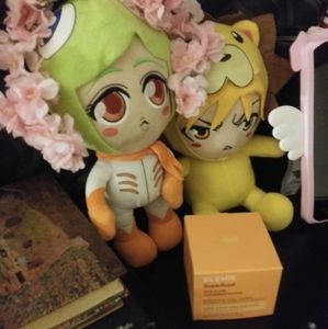 Elemis superfood aha glow cleansing butter.